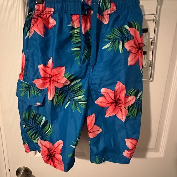 2 Pair Kanu Boys Surf Swim Trunks -Large 14/16 - Picture 2 of 7